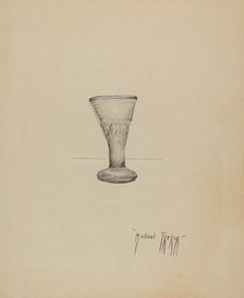 Liqueur Glass, c. 1936. Creator: Michael Trekur.