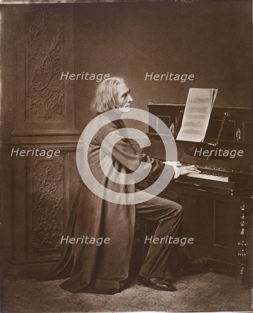 Portrait of the Composer Franz Liszt (1811-1886), 1880s.