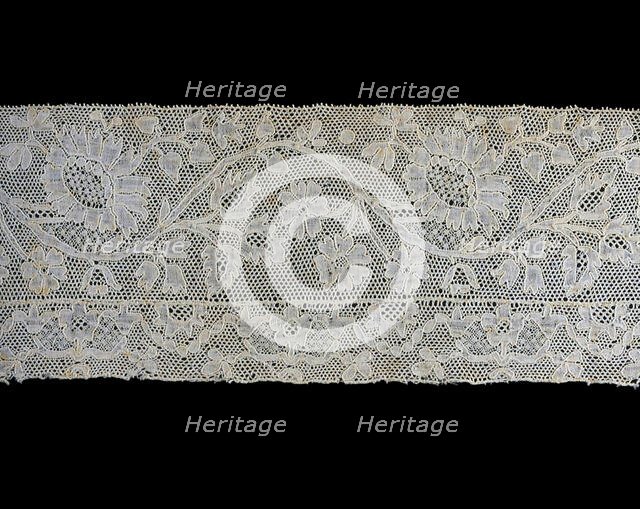 Border (Fragment), Flanders, 1750/1800. Creator: Unknown.