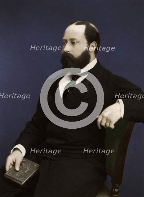 Edward VII (then Prince of Wales), 1876. Artist: Unknown.
