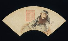 The Chinese God of War (image 2 of 2), 19th century. Creator: Hokusai.