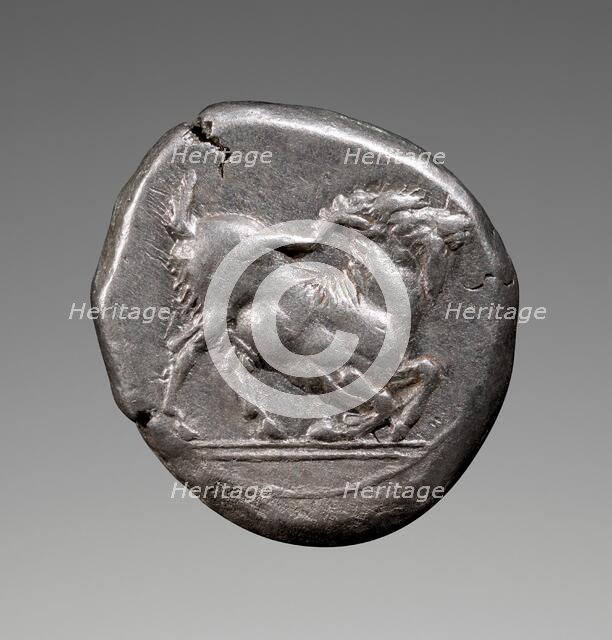Coin (drachm) of Paros, about 500 BC. Creator: Unknown.