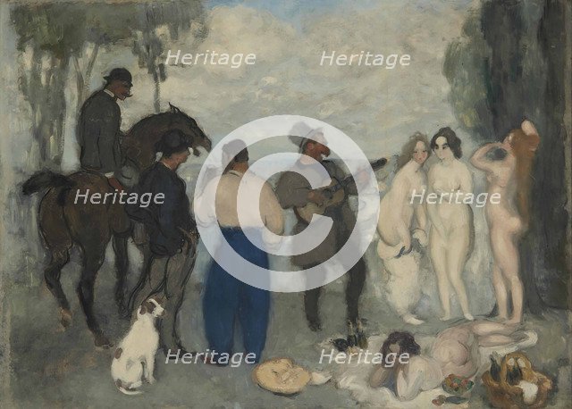 The Luncheon at Bourgueil (Le déjeuner à Bourgueil), ca 1893.