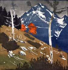 Mountain landscape, 1945. Creator: Hans Frank.