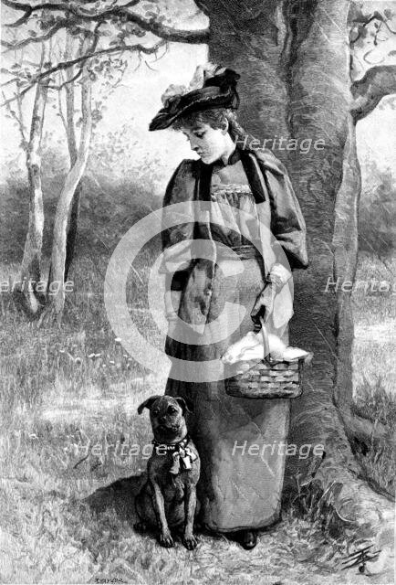 An April Shower, 1895. Creator: R. Taylor.