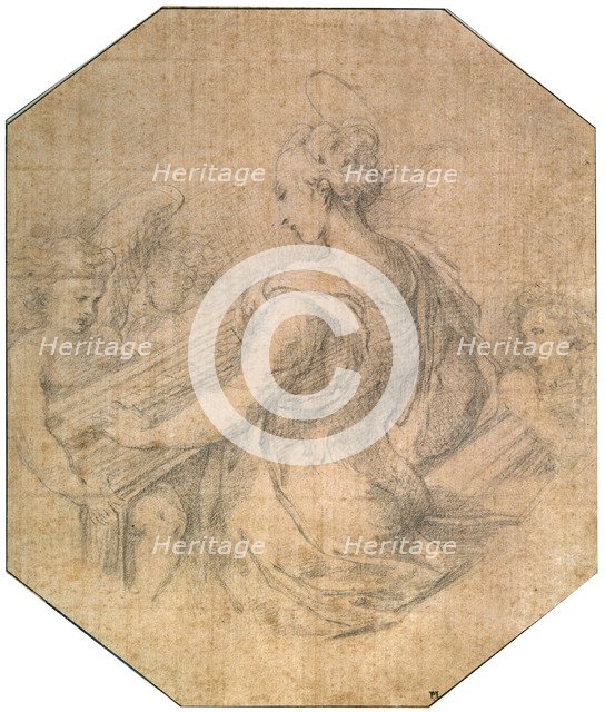 'Saint Cecilia', c1527-1530. Artist: Parmigianino    