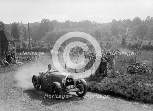 Bugatti Type 23, Bugatti Owners Club Hill Climb, Chalfont St Peter, Buckinghamshire, 1935. Artist: Bill Brunell.