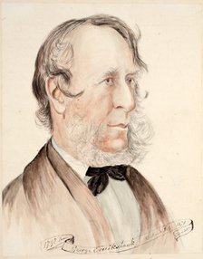 Portrait of George Cruikshank,  Born 1792, Died 1878, 1878.