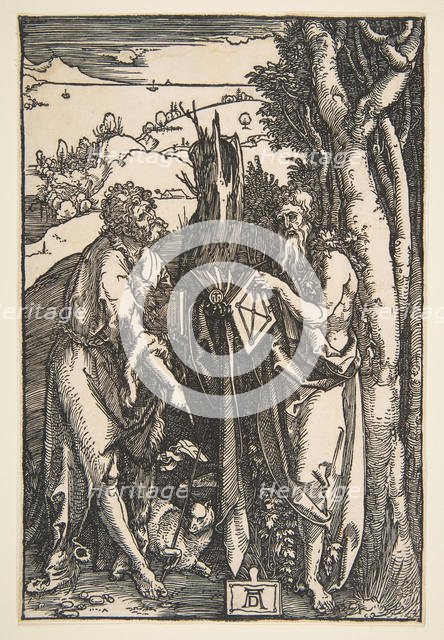 Saint John the Baptist and Saint Onuphrius, ca. 1503. Creator: Albrecht Durer.