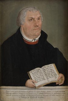 Portrait of Martin Luther (1483-1586), 16th century. Creator: Lucas Cranach the Younger.