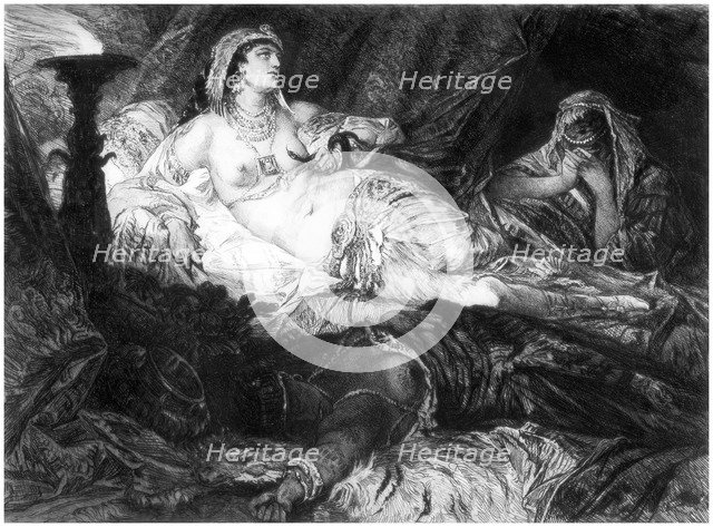 'Cleopatra', c1880-1882.Artist: W Unger