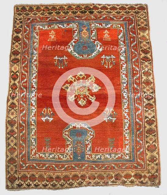 Bellini Carpet, probably Western Turkey, 17th century. Creator: Unknown.