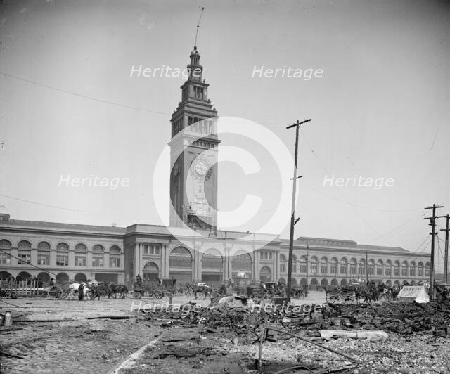 Ferry Building, San Francisco, Cal., c1906. Creator: Unknown.