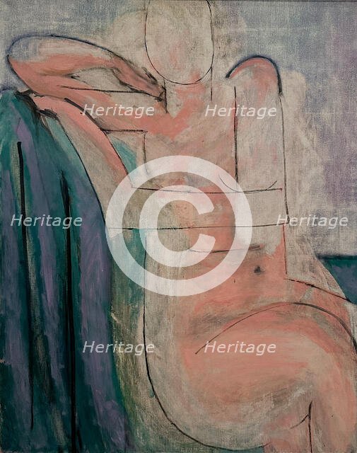 Nu rose assis (Seated Pink Nude), 1935-1936. Creator: Matisse, Henri (1869-1954).