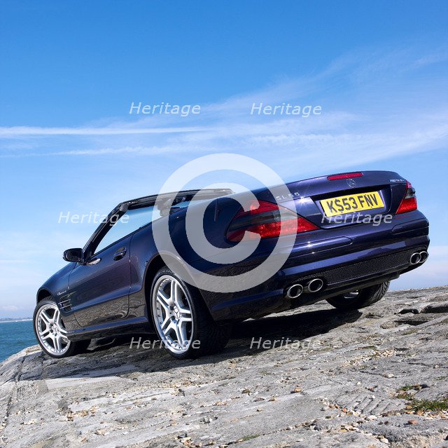 2003 Mercedes Benz SL55 AMG. Artist: Unknown.