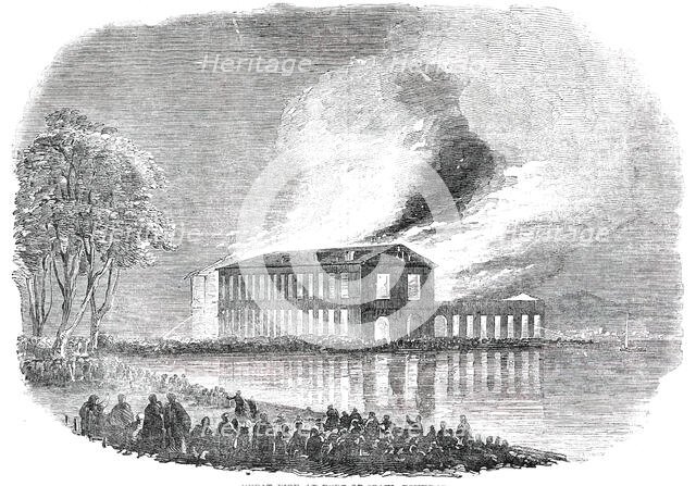 Great Fire at Port-of-Spain, Trinidad, 1850. Creator: Unknown.