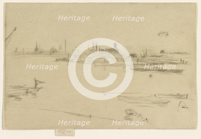 Battersea Morn, 1875. Creator: James Abbott McNeill Whistler.