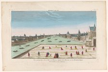 View of the city of Warsaw on the Wisla River, 1759-c.1796. Creators: Louis-Joseph Mondhare, Anon.