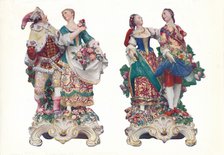'A Pair of Chelsea Groups Representing the Seasons', c1740s, (1911). Creator: Louis Francois Roubiliac.