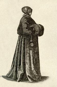 'A Dutch lady in outdoor dress', 1640, (1937). Creator: Unknown.