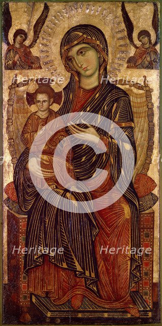 'Virgin and Child Enthroned', c1280. Artist: Pisan Master