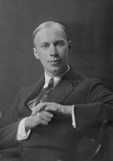 Prokofieff, portrait photograph, 1918 Sept. 27. Creator: Arnold Genthe.