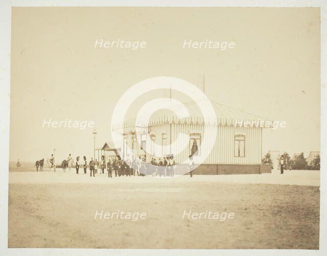 Untitled [officers and dignitaries], 1857.  Creator: Gustave Le Gray.