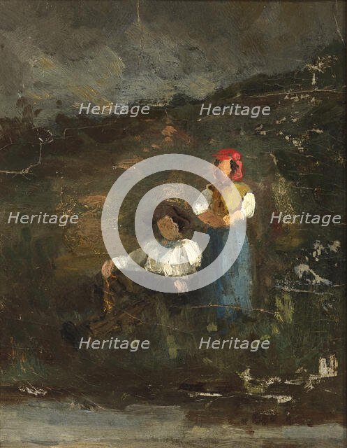 Repose, n.d. Creator: Edward Mitchell Bannister.