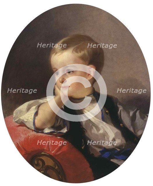 Portrait of Count Bobrinsky as child, 1882.