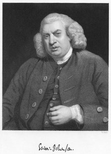 Dr Johnson, 18th century English man of letters. Artist: Unknown