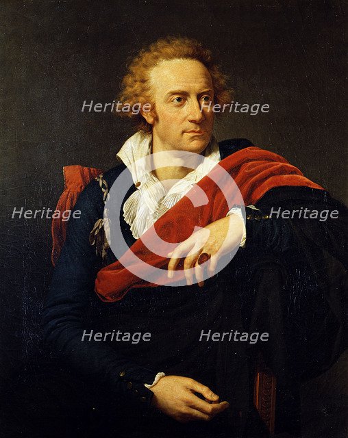 Portrait of the poet Count Vittorio Alfieri (1749-1803) , 1793.