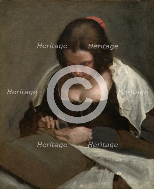 The Needlewoman, c. 1640/1650. Creator: Diego Velasquez.
