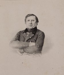 Portrait of the Philosopher Ivan Ivanovich Davydov (1794-1863), 1840s.