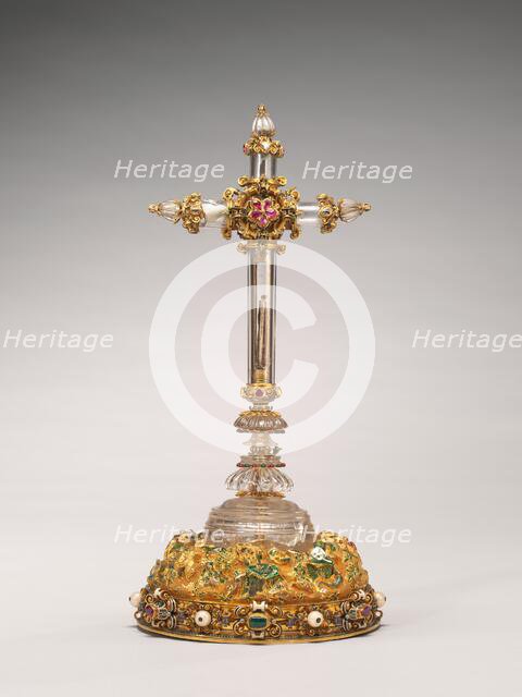 Reliquary Cross, 1550/1575, with late 19th century alterations. Creator: Unknown.