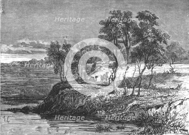 'Warrego Creek; Incidents of Bush Life in Queensland', 1875. Creator: Unknown.