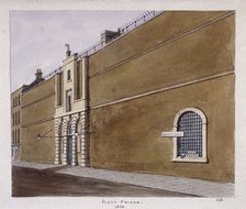 Fleet Prison, London, 1805. Artist: Valentine Davis