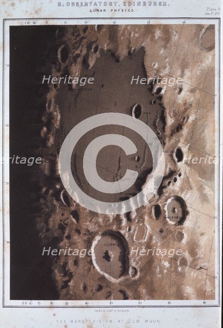 Part of the lunar surface, 1857. Artist: Anon