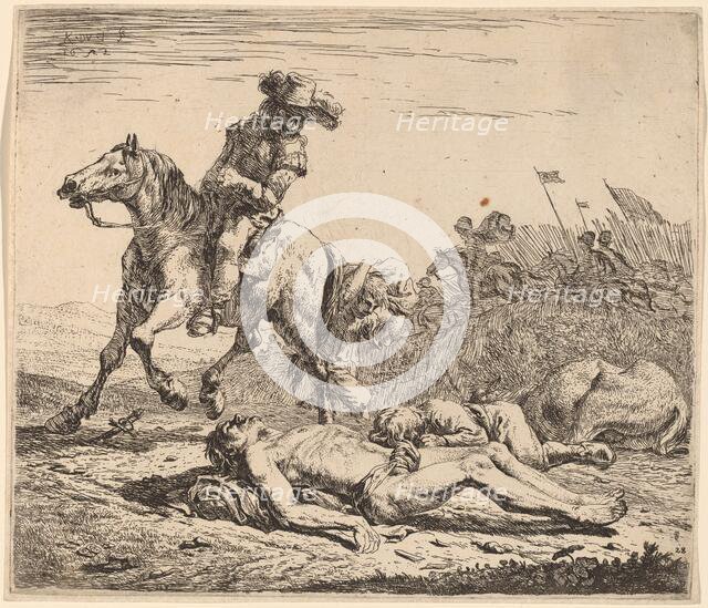 Battlefield, 1652. Creator: Karel Du Jardin.