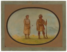 Two Cherokee Chiefs, 1861/1869. Creator: George Catlin.