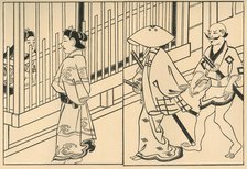 Courtesans, 1661, (1924). Creator: Hishikawa Moronobu.