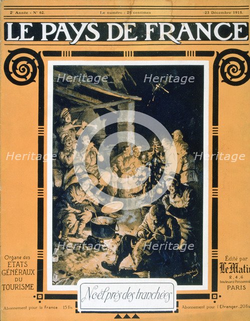 Front cover of Le Pays de France, 23rd December 1915. Artist: Unknown