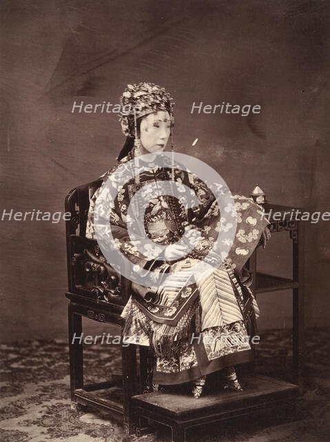 Mandarin Wife, 1860-1863. Creator: Milton M. Miller.