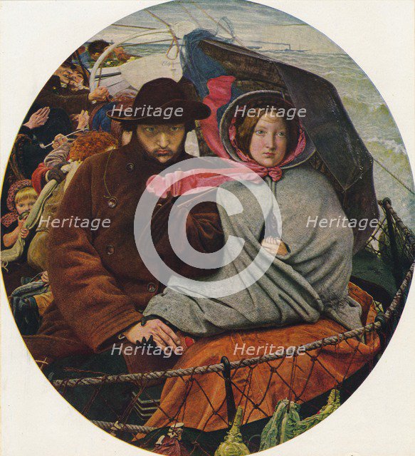 'The Last of England', 1855. Artist: Ford Madox Brown.