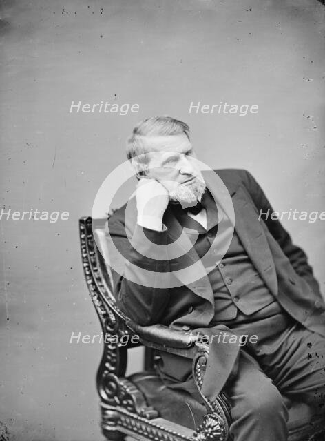 Oakes Ames of Massachusetts, between 1860 and 1875. Creator: Unknown.