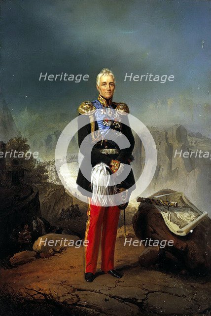 Portrait of Count Mikhail Vorontsov (1782-1856), Second Half of the 18th cen.. Artist: Anonymous  