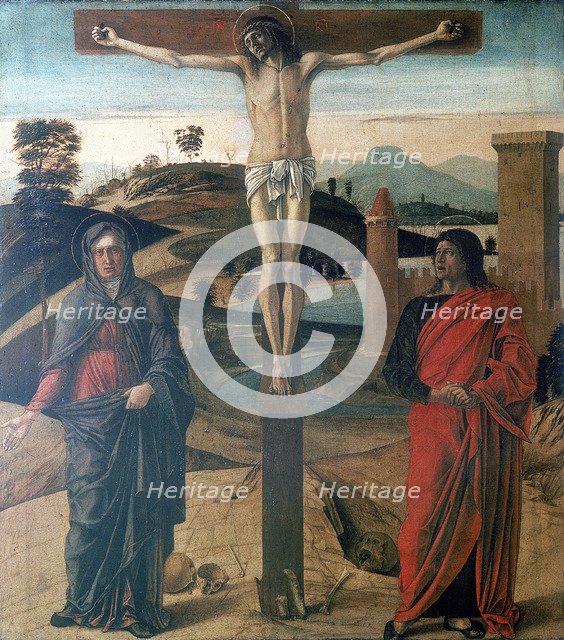 'The Crucifixion', 1465. Artist: Giovanni Bellini