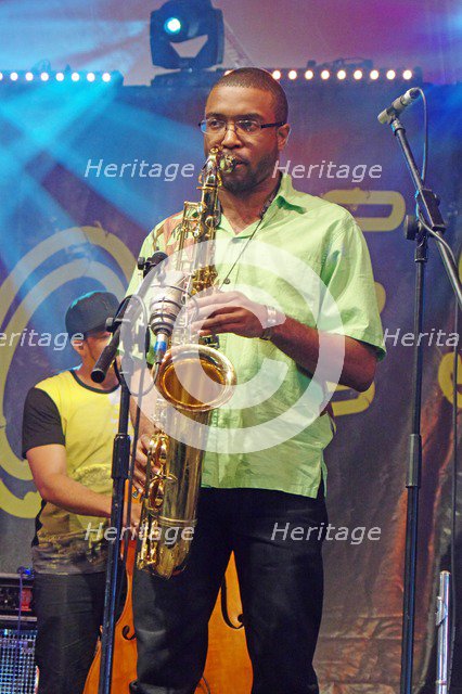 Irwin Hall, Love Supreme Jazz Festival, Glynde Place, East Sussex, 2015. Artist: Brian O'Connor.