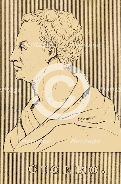 'Cicero', (106-43 BC), 1830. Creator: Unknown.