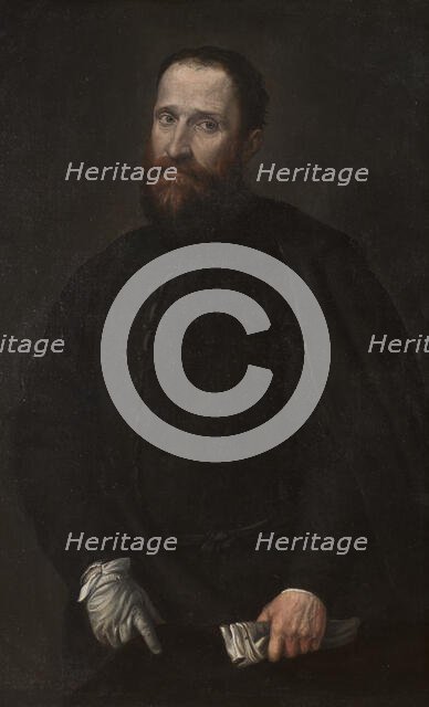 Portrait of a Red-bearded Man, c16th century. Creator: Anon.