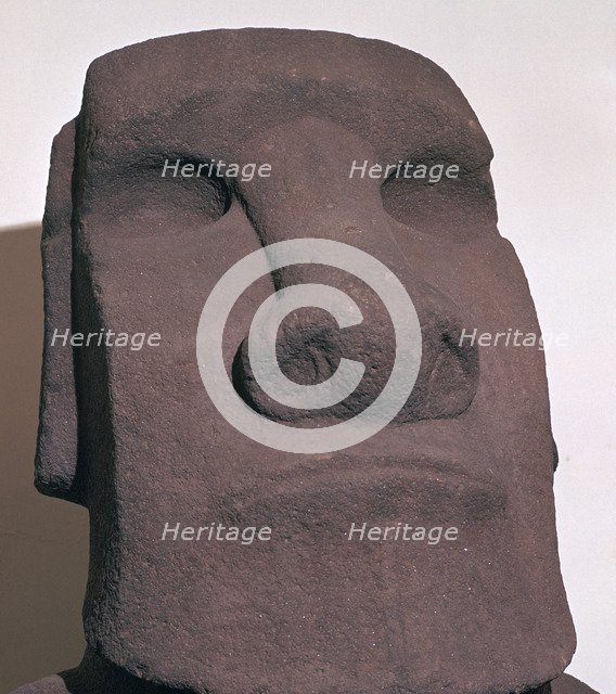 Hoa Hakananai'a, from Orongo, Easter Island (Rapa Nui), Polynesia, c1000. Artist: Unknown